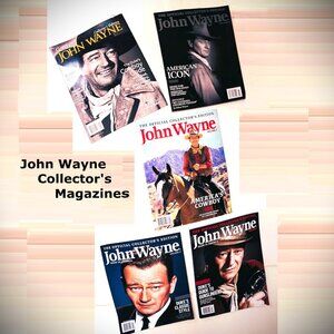 JOHN WAYNE Lot of 5; Official Collector's Edition Vols. 1 3 6 7 Bonus 2014 ed.